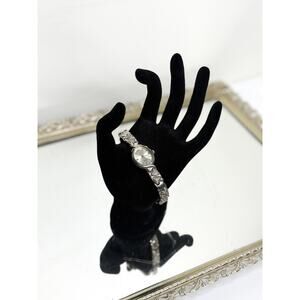 Vintage Silver Hearts Ladies Wrist watch